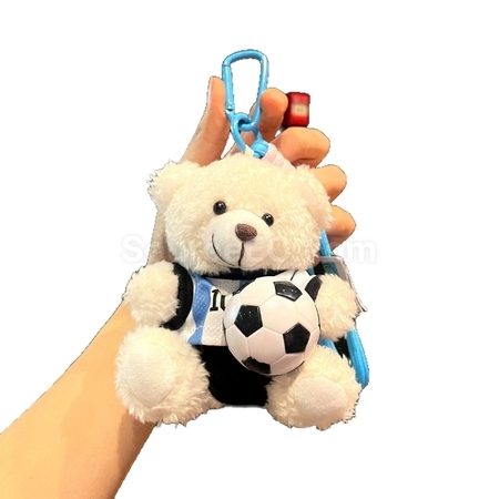 Customization Football Bear Pendant Keychain Corporate Gifts