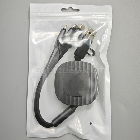 Customization 140W 2-in-1-to-3 Retractable Fast Charging Data Cable Corporate Gifts