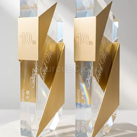 Customization Geometric Crystal Trophy Corporate Gifts