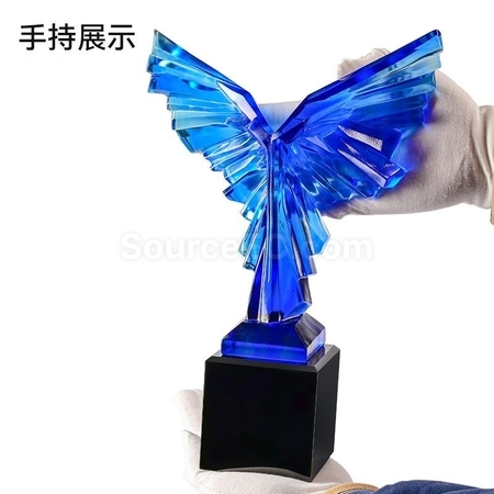 Customization Dream Wings Crystal Trophy Corporate Gifts