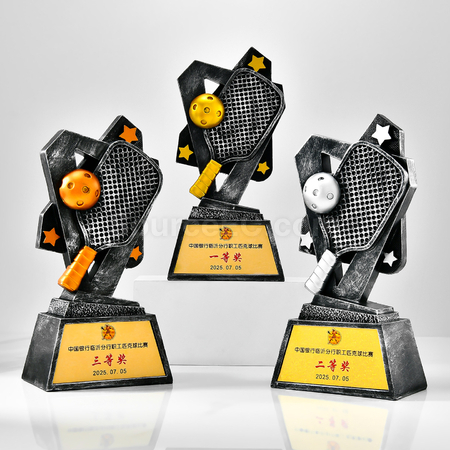 Customization Pickleball Themed Trophy Corporate Gifts