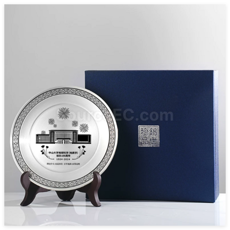Customization Pure Tin Silver Plate Corporate Gifts