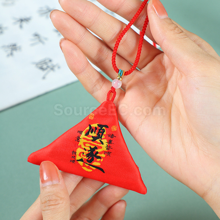 Customization Triangular Safety Blessing Pouch Corporate Gifts