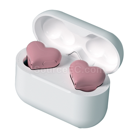 Customization Heart-shaped in-ear Bluetooth Earphones Corporate Gifts