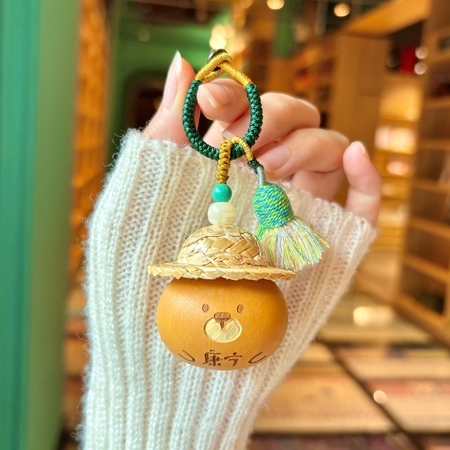 Customization Natural Gourd Pendant Corporate Gifts