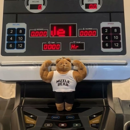 Customization Muscular bear doll keychain pendant Corporate Gifts