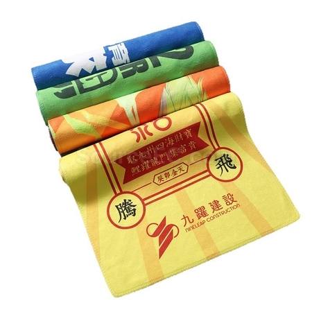 Customization Heat Transfer Printed Support Towels Corporate Gifts