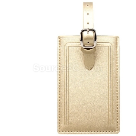 Customization PU Square Luggage Tag Corporate Gifts