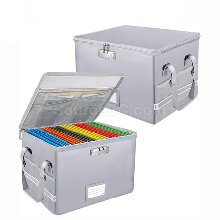 Customization Lockable Fireproof & Waterproof Document Box Corporate Gifts