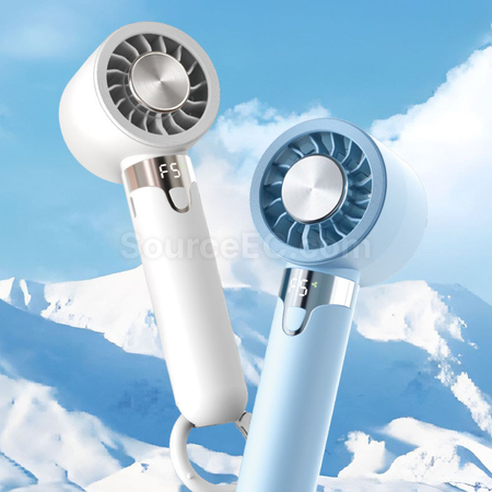 Portable Cooling Fan with Cold Compress Function