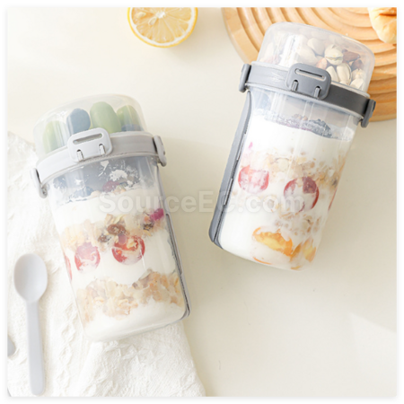 Customization Portable Double-Layer Salad Cup Corporate Gifts