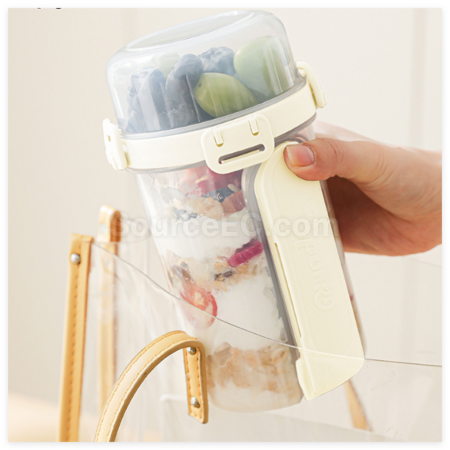 Customization Portable Double-Layer Salad Cup Corporate Gifts