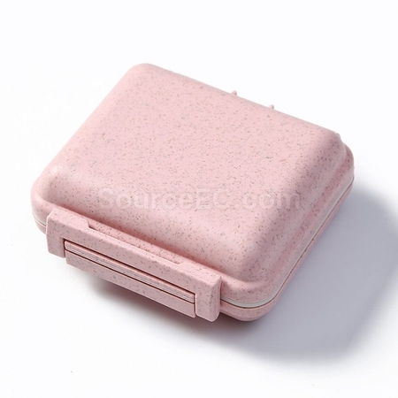Customization Portable Wheat Grain Medicine Box Corporate Gifts