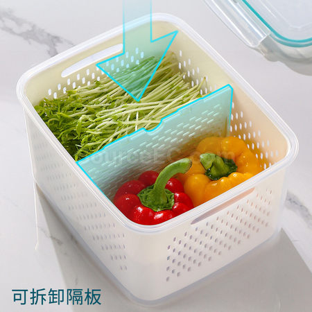 Customization Divided Drain Basket Fresh Box Corporate Gifts
