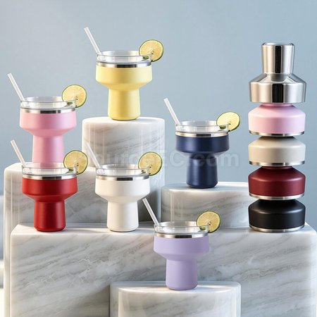 Stainless Steel Cocktail Glass