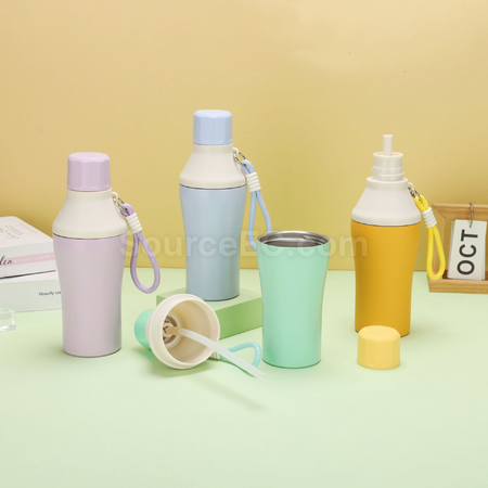Convenient Handle Stainless Steel Thermos Cup