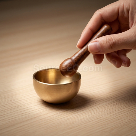 Customization Mini Brass Singing Bowl for Stress Relief & Meditation Corporate Gifts