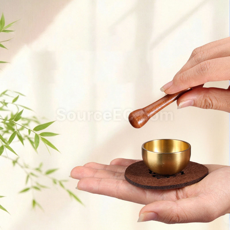 Customization Mini Brass Singing Bowl for Stress Relief & Meditation Corporate Gifts