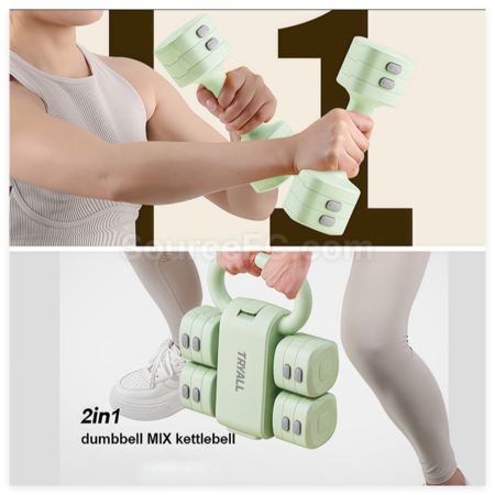 Customization Kettlebell And Dumbbell Combo Corporate Gifts
