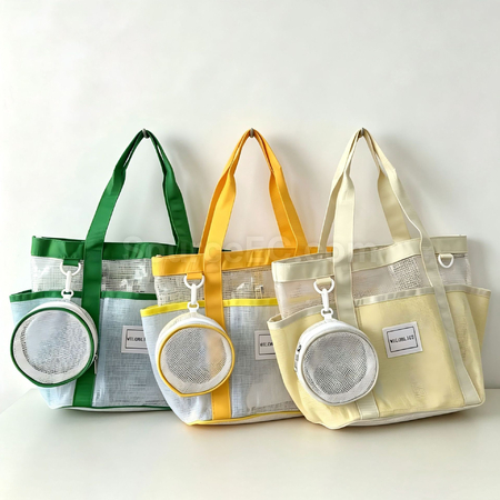 Customization Dry‑Wet Separation Breathable Mesh Tote Bag Corporate Gifts