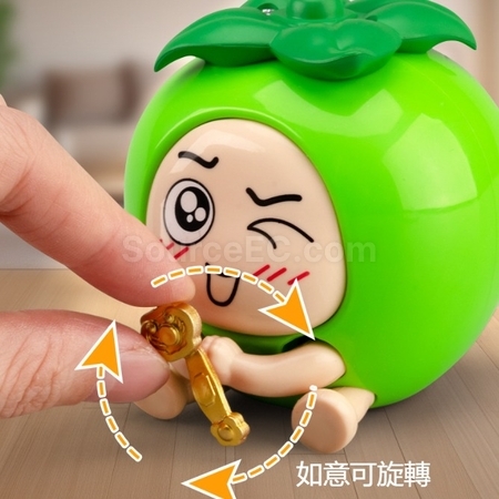Customization Fruit-Shaped Lucky Draw Model Ornament Keychain Corporate Gifts