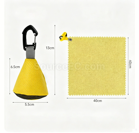 Customization Portable Foldable Quick-Dry Towel for Outdoor Use Corporate Gifts