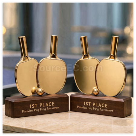 Table Tennis Resin Trophy