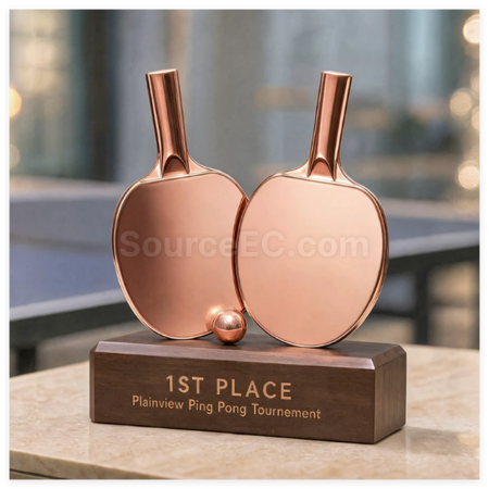 Customization Table Tennis Resin Trophy Corporate Gifts