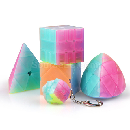 Customization Jelly Color Magic Cube Corporate Gifts