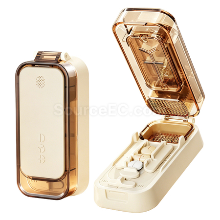 Customization 1-into-2, 3 & 4 Compartment Pill Cutter, Grinder and Pill Box Corporate Gifts