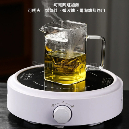 Customization Crescent‑Filter Glass Teapot & Glass Cup Set Corporate Gifts