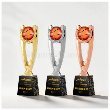 Customization Basketball Metal Trophy Corporate Gifts