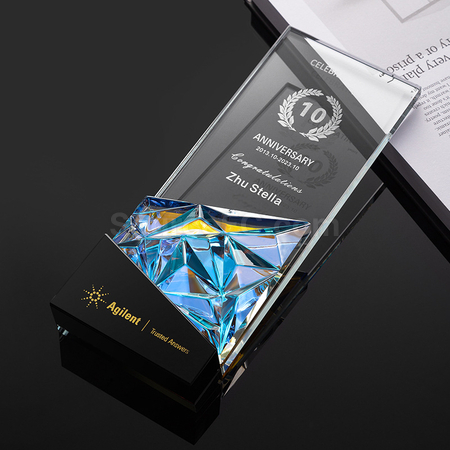 Customization Iridescent Crystal Trophy Corporate Gifts