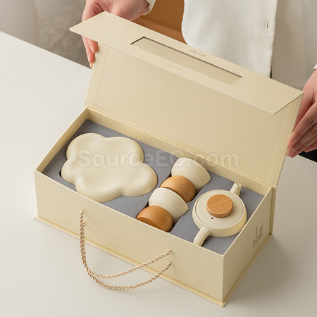 Customization Light‑Luxury Ceramic Teapot and Teacup Gift Set Corporate Gifts