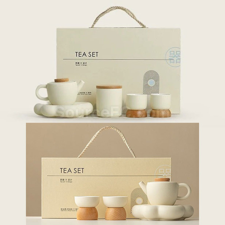 Customization Light‑Luxury Ceramic Teapot and Teacup Gift Set Corporate Gifts