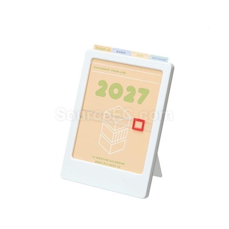 Memo positioning stand desk calendar