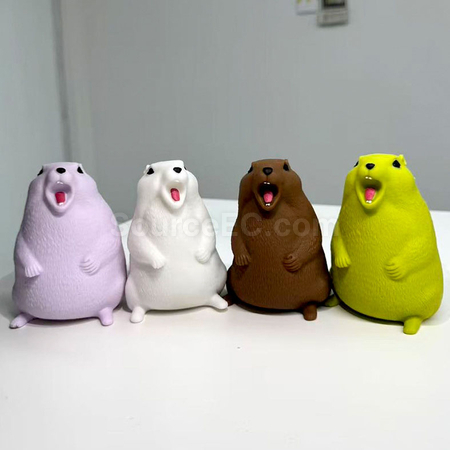 Customization Marmot Squeeze Stress‑Relief Toy Corporate Gifts