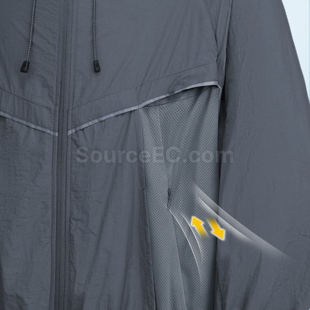 Customization Original Yarn Cool‑Feel Mesh Breathable Sun‑Protective Jacket Corporate Gifts