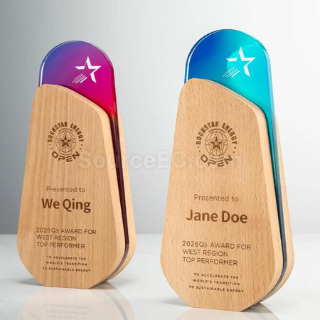 Customization Wooden Trophy Corporate Gifts