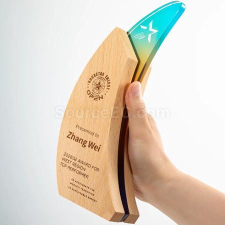 Customization Wooden Trophy Corporate Gifts