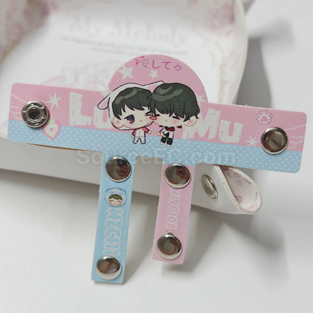 Customization Leather Extension Buckle Bag Charm Anti‑Loss Buckle Customizable Corporate Gifts