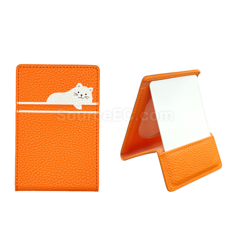 Customization Magnetic Mirror Card Holder Stand Corporate Gifts