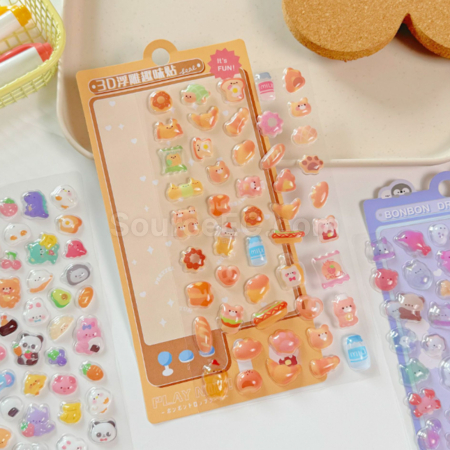 Customization 3D Solid Crystal Sticker (Customizable) Corporate Gifts