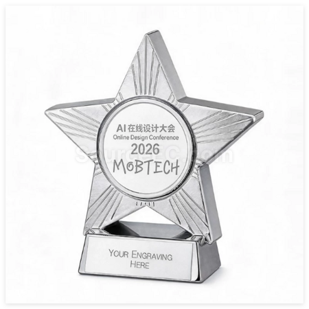 Customization Resin Star Award Trophy Corporate Gifts