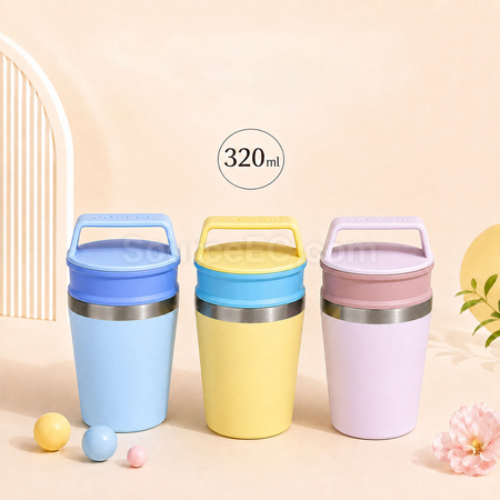 Customization Portable Travel Coffee Mug, Stainless‑Steel Insulated Cup Corporate Gifts