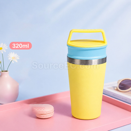 Customization Portable Travel Coffee Mug, Stainless‑Steel Insulated Cup Corporate Gifts