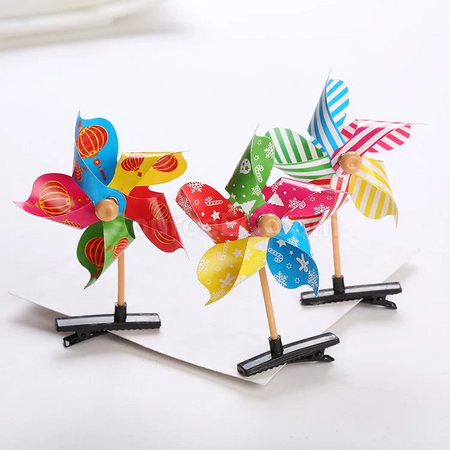 Customization Mini windmill hair clip Corporate Gifts