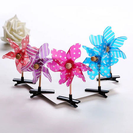 Customization Mini windmill hair clip Corporate Gifts