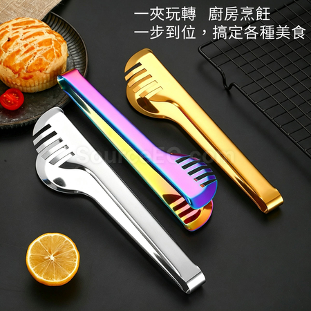 Customization Stainless Steel BBQ Food Tongs Corporate Gifts