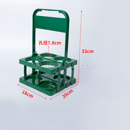 Customization  Four-hole folding wine rack plastic beer cup holder Corporate Gifts